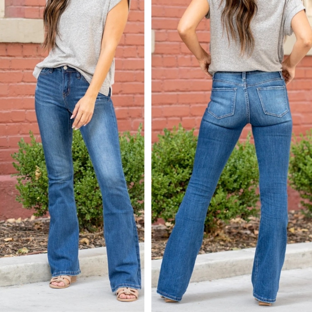 Vervet Mid Rise Bootcut Stretch Jeans Size 29